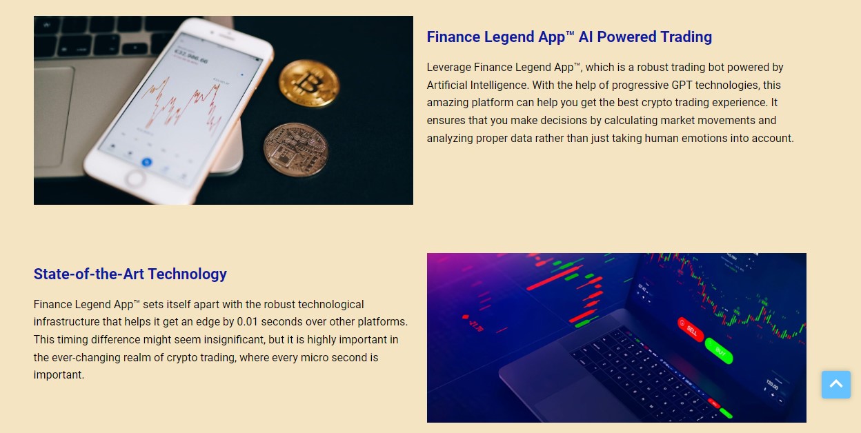 Finance Legend App Trading platform